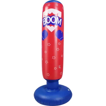 Boxovací pytel LEAN Toys Nafukovací boxovací pytel 125 cm červený/modrý 