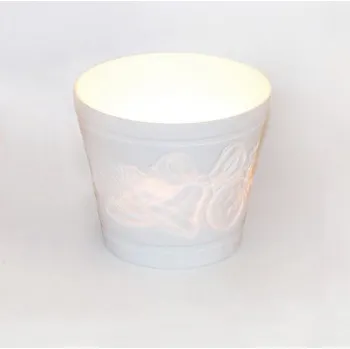 Stolování Průsvitka Vánoce se svíčkou 9,3x8cm 110g Český porcelán Dubí