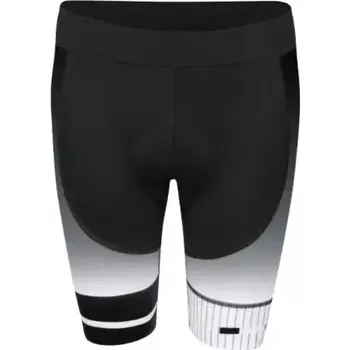 Cyklistické kalhoty Force Dash Lady dámské kraťasy s vložkou černá/bílá vel. XS
