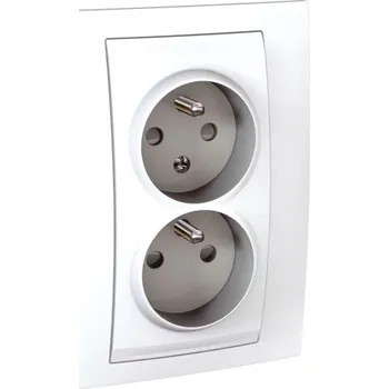 Elektrická zásuvka Zás.2x U.Plus MGU63065824 cham/pol Schneider Electric CZ 07-20-100-13224