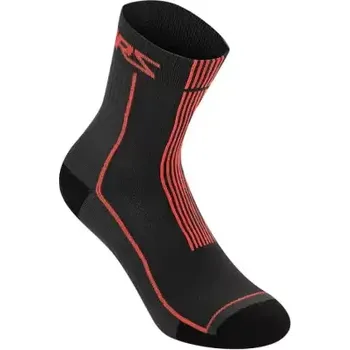 Pánské ponožky Alpinestars Summer 15 ponožky black/bright red vel. S (37 - 40)
