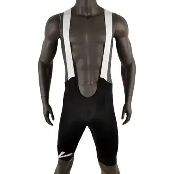 Cyklistické kalhoty Silvini Gavia pánské kraťasy s laclem black/white vel. XS