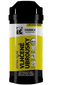 Hygienický ubrousek Extra silné vlhčené ubrousky 80+20 ks