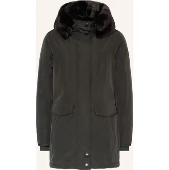 Dámský kabát Wellensteyn Dámská Parka Stavanger S Umělou Kožešinou, černá, 36