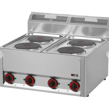 Sporák RM GASTRO Sporák elektrický SP 60 ELS 4 zóny RedFox