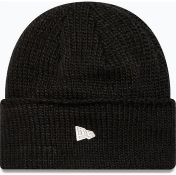 Čepice Zimní čepice New Era Metal Pin Wide Cuff Knit Beanie black