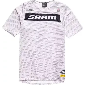 cyklistický dres Troy Lee Designs Skyline Air SRAM pánský dres krátký rukáv Roots Cement vel. M