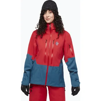 Dámská móda Dámská skitouringová bunda Black Diamond Recon Lt coral red/creek blue