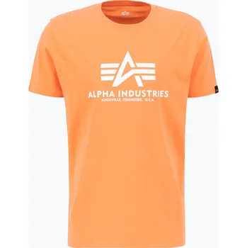 Pánské tričko Pánské tričko Alpha Industries Basic tangerine
