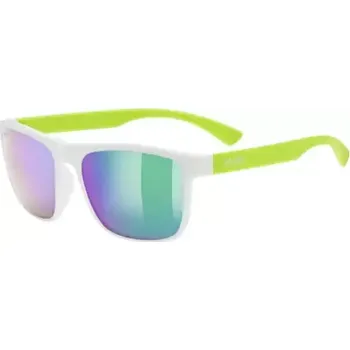 Uvex Rookie dětské brýle White/Lime Matt/Mirror Green