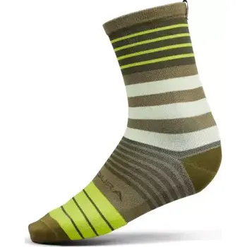 Pánské ponožky Endura Block ponožky Tweed Green vel. S-M (EU 37-42)