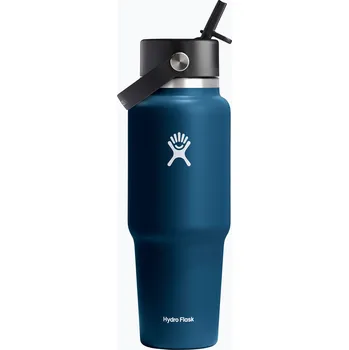 Termoska Hydro Flask 32 OZ (946 ml) Wide Flex Straw Travel Bottle WT32BFS464 - indigo UNI