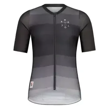 cyklistický dres Maloja CampoM. pánský dres krátký rukáv Moonless vel. M