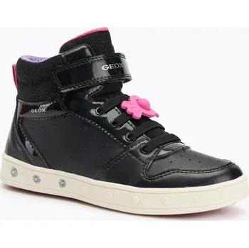 Chlapecká obuv Dětské boty Geox Skylin black/fuchsia