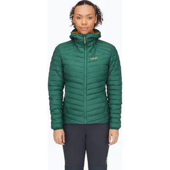 Dámská móda Dámská zateplená bunda Rab Cirrus Alpine green/sahara