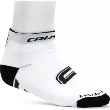 Pánské ponožky Crussis cyklistické ponožky bílá/černá vel. 46+