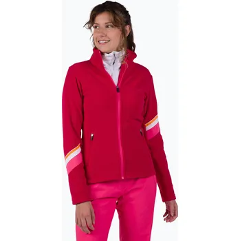 Dámská mikina Dámská mikina Rossignol Strawpile Fleece Fz ruby red