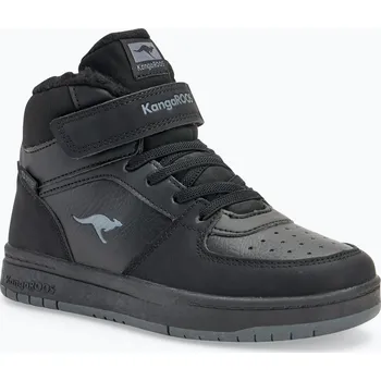 Chlapecké tenisky Dětské boty KangaROOS K-CP Bound Mid EV jet black / steel grey