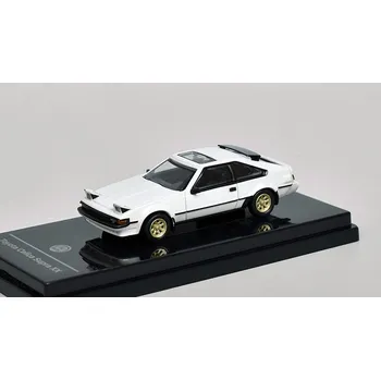 autíčko Toyota Celica Supra XX 1984 bílá RHD Pravostranné Řízení 1:64 - PARAGON Models Toyota Celica Supra XX 1984 - kovový model auta 1/64