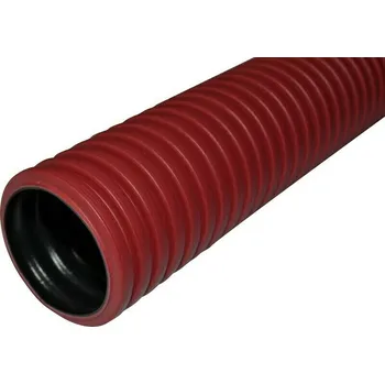 kabelová chránička Chránička korugovaná pevná Fränkische Kabuflex červená 125 mm 6 m