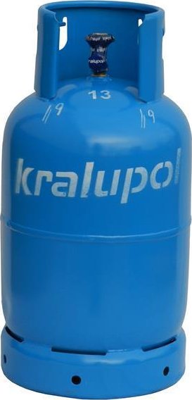 KRALUPOL NÁPLŇ plynu Propan-butan 10 kg do ocelové lahve LPG 10PB