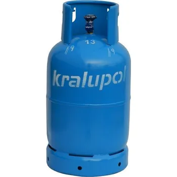 plynová lahev KRALUPOL NÁPLŇ plynu Propan-butan 10 kg do ocelové lahve LPG 10PB