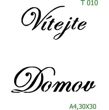 Šablona T 010 - A4 , Lepící fólie