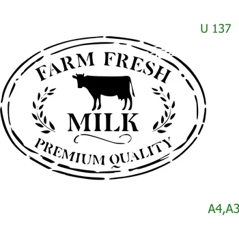 Šablona U 137 - A4 , Nelepící folie