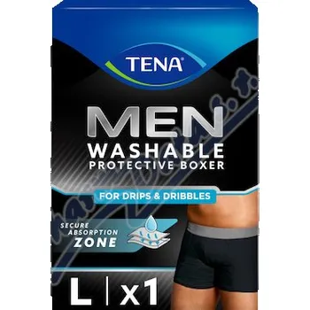 Inkontinenční kalhotky TENA Men Washab.Boxer L čer.inkon.boxer.1ks 84949
