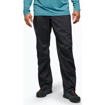 Pánská móda Pánské kalhoty do deště Black Diamond Fineline Stretch FZ black