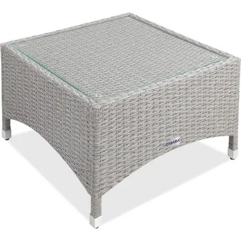 Zahradní sestava Ratanový stolek RT05 béžový 58 x 58 x 42cm