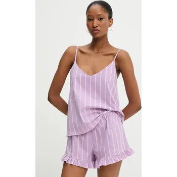 Dámské pyžamo Pyžamo Answear.LAB dámské, fialová barva WS25.BID01H 44X, vel. XS