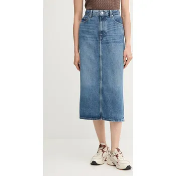 Dámská sukně Džínová sukně Tommy Hilfiger WW0WW46503 modrá 55J, vel. 40