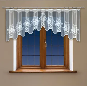 Záclona Interie Veronica Bílá 90 x 300 cm