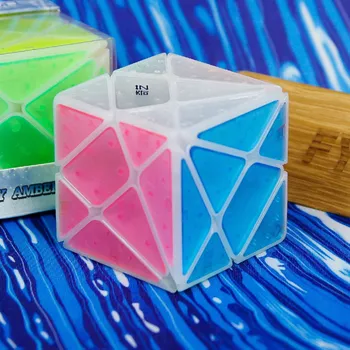 Hlavolam Axis Cube Icy Amber QiYi - variace Rubikovy kostky