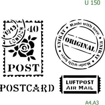 Šablona U 150 - A3 , Nelepící folie