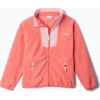 Chlapecká mikina Dětská fleecová mikina Columbia Sequoia Grove Full Zip Fleece hot coral/satin pink