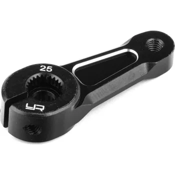 RC model Yeah Racing Hliníková páka serva 23T a 25T pro Traxxas TRX-4 a TRX-6, černá - expresní doprava