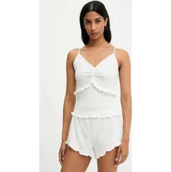 Dámské pyžamo Pyžamo Answear.LAB WS25.BID01E bílá 00X, vel. XL