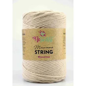 Příze ReTwisst Macrame String 5 mm 08 béžová