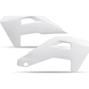 Autodíl UFO kryty chladiče HUSQVARNA TC 125 / 150 / 250 / 300 25-26, FC 250 / 450 25-26, TX 300 25-26, FX 350 / 450 25-26 barva bílá (UFO kryty chladiče HUSQVARNA TC 125 / 150 / 250 / 300 25-26, FC 250 / 450 25-26, TX 300 25-26, FX 350 / 450 25-26 barva bílá)