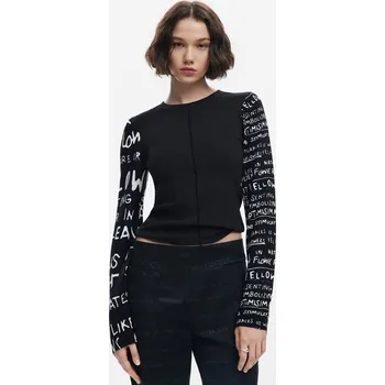 Dámské tričko Desigual Dámské Rebe Triko Černá XL (2532645)