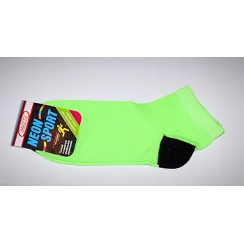 Pánské ponožky Miketa ponožky Neon Sport nízké zelená vel. 41-42