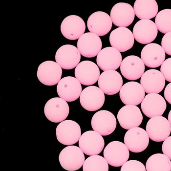 Korálek CZ Korálek mačkaný kulička 6mm růžová 92923/Neon Bondeli (40ks)