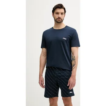 Pánské pyžamo Bavlněné pyžamo Fila pánské, tmavomodrá barva, FPS1222 59X, vel. S