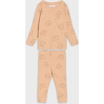 Sinsay - Komplet z žebrovaného úpletu - béžová - 587EM-80X - 587EM-80X-74