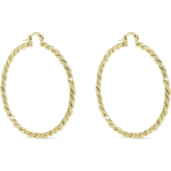 Náušnice Pozlacené náušnice s twistem 3682