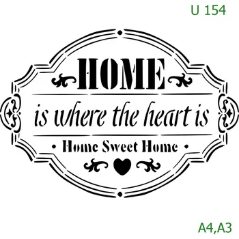 Šablona U 154 - A4 , Nelepící folie