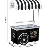 G.Gastro Vozík na zmrzlinu s dřezem…