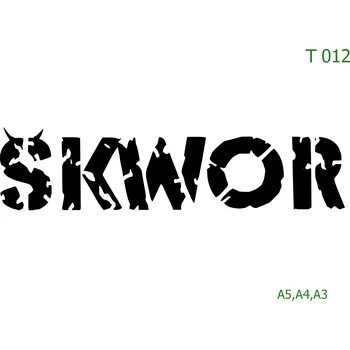 Šablona T 012 - A5 , Nelepící folie